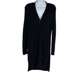 CAbi Madison Black Long Cardigan Duster Sweater Style # 3715 - Size S